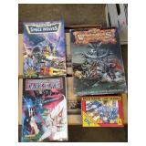 Box Lot Of Assorted Game Books & Game Figures