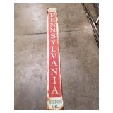 (1) "Sinclair" Pennsylvania Motor Oil Metal Sign