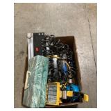 Box Lot With Clip-On Worklight, Rockwell Circular