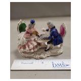 (1) Vintage German Porcelain Lace Figurine