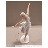 (1) Vintage Porcelain Ballerina Figurine (12"