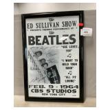 Repro Beatles Ed Sullivan Appearance Poster