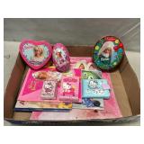Barbie Tins, Calendar, Card, Hello Kitty Playing