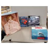 Box Of (2) Games, (1) Collector Doll & (1) Nerf