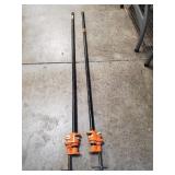 (2) 48" Pipe Clamps