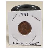 (1) 1941 U.S. Lincoln Cent