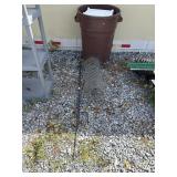 Metal Shepard Hook, (2) Garden Flag Holders &