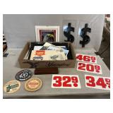 Esso Banner, Coasters, Patches, Partial Gas Price