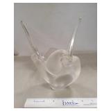 (1) Vintage Lalique "Sylve" Frosted Crystal Vase