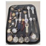 Tray Of (25) Assorted Watches Including (6)