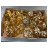 Retro Style Glass Christmas Ornaments