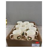 (10) Salem Porcelle (France) Christmas Mugs