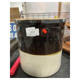 2-Tone Stoneware Crock
