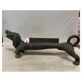Cast Iron Dachshund Boot Scraper