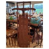 (1) Vintage Wooden Snow Sled "Lightning Guider"