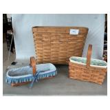 (3) Longaberger BBaskets