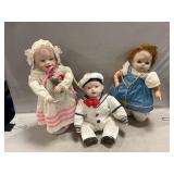 (3) Collector Dolls