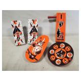(5) Assorted Vintage Halloween Metal Noisemakers