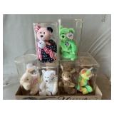 (10) Ty Beanie Babies In Plastic Cases