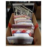 Box Lot Of Assorted Cookbooks, Cooking Related