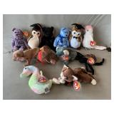 (12) Ty Beanie Babies
