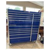 Large U.S. General Blue Tool Box