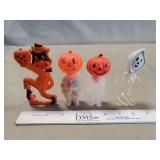 (1) Vintage Hard Plastic Halloween "Jazzy Cat"