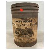 Vintage Hoffmanï¿½s Horse & Cattle Powder Can