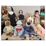 (8) Assorted Collector Dolls