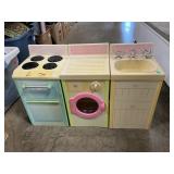 Playskool Rose Petal Cottage Sink, Stove &