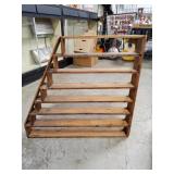 Vintage Wooden Display Shelf (31"ï¿½29"ï¿½3.5")