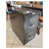 Two Drawer Metal Filing Cabinet (15"ï¿½27"ï¿½28")