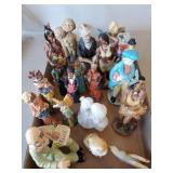 Tray Lot Of Assorted Figurines
