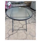 Glass Patio Table