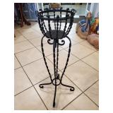 Wrought Iron Plant Stand (31.5" Tall)
