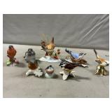 Collection Of Porcelain Birds
