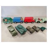 Tray Of Assorted Vintage Metal & Plastic Toys