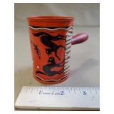(1) Vintage Halloween Tin Lithograph Shaker