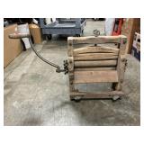 Antique Wooden Clothes Wringer