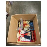 Box LotWith Toy Max Laser Challenge, Bank,
