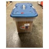 Plastic Tote Box With Dimensional Letters &