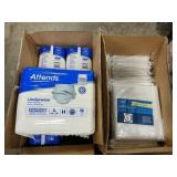 (4) 18-Packs Of Attends (Large), (16) Bed Pads