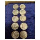 (10) U.S. Silver Dimes