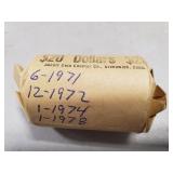 (20) U.S. Eisenhower One Dollar Coins