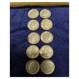 (10) U.S. Silver Dimes