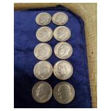 (10) U.S. Silver Dimes