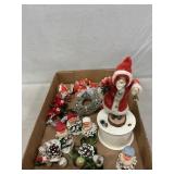 Pine Cone & Asst. Vintage Christmas Decor