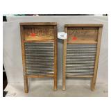 (2) Small Washboards
