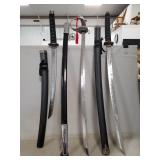 (3) Decorative Replica Swords w/ Sheaths