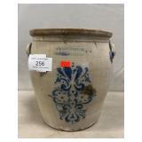 Cowden Blue-Decorated Stoneware Crock
